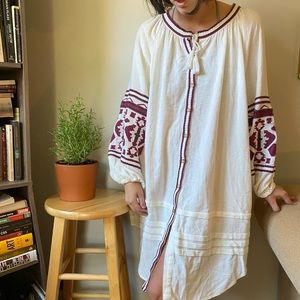 Free People Embroidered Tunic